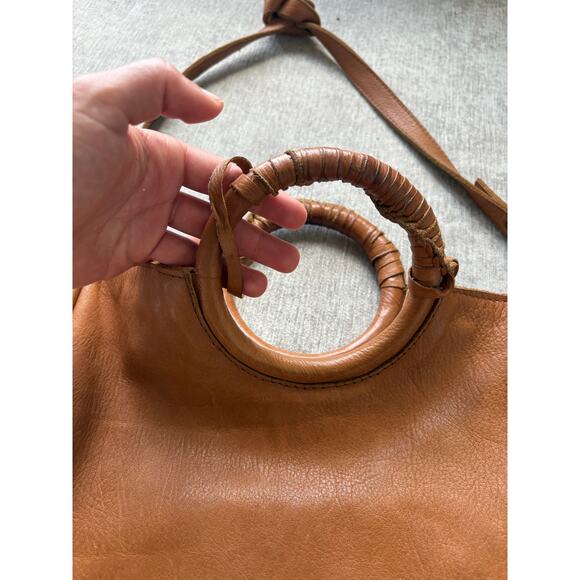Cleobella Tan Brown Leather Bag - Picture 2 of 7